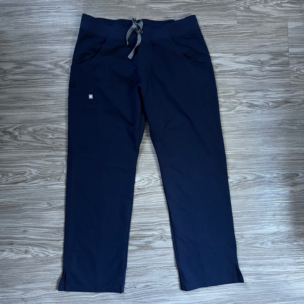 Figs Technical Collection Navy Blue Scrub Pants Mens Medium Petite T21004P